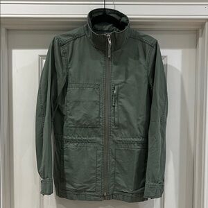 Madewell Utility Jacket in Forest Green
